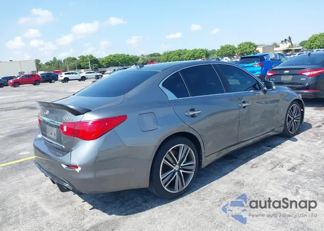 2015 Infiniti Q50 Sport from USA, damaged, VIN JN1BV7AP3FM348605